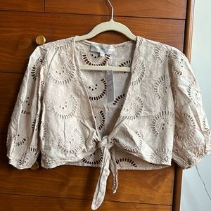 Guess Silvia eyelet top